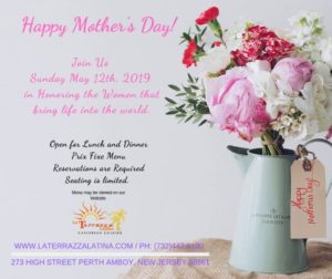 Mother's Day at Terrazza in Perth Amboy