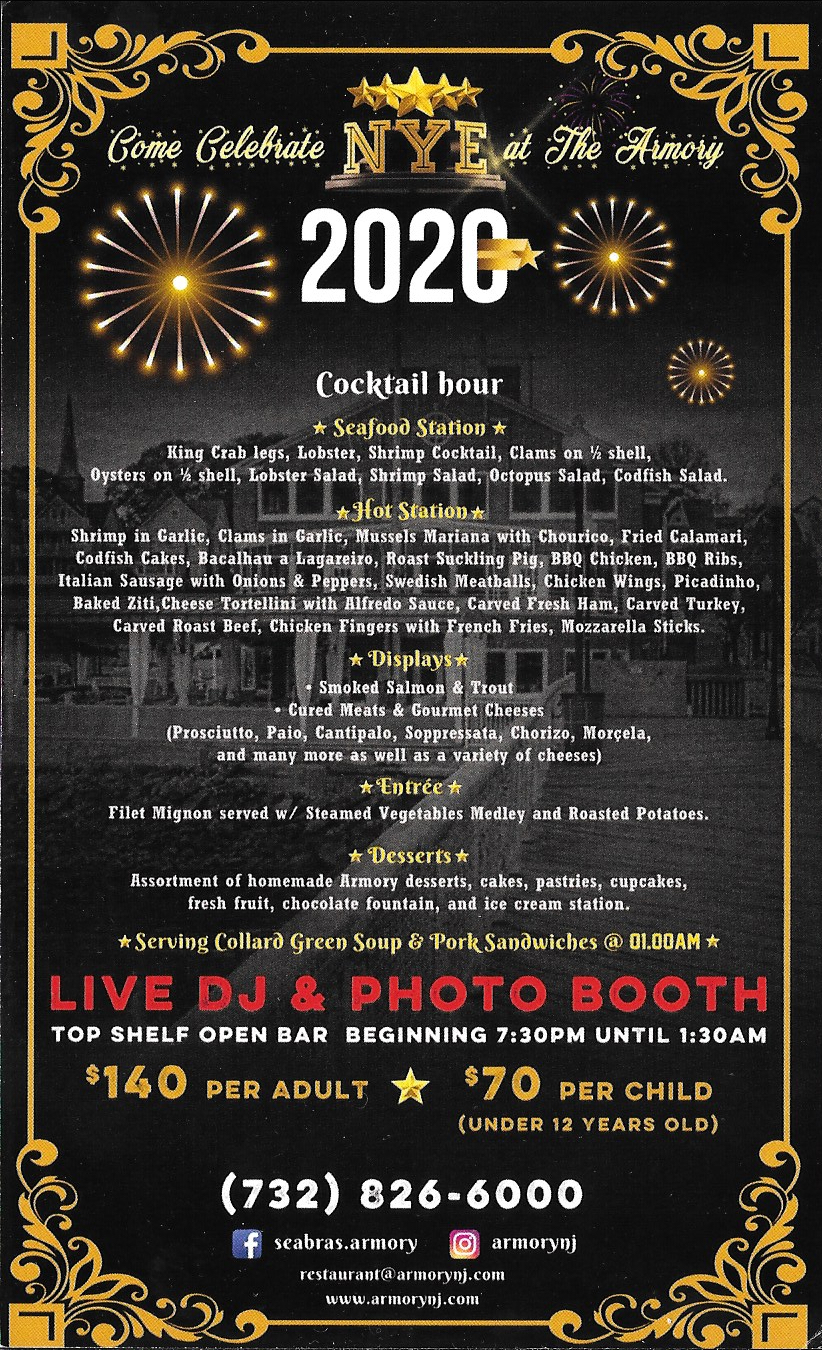 Perth Amboy New Years Eve 2020