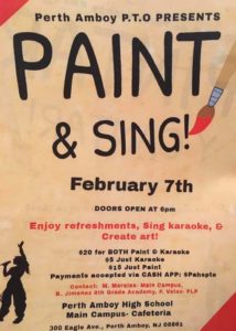 Paint and Sing PTO benefit