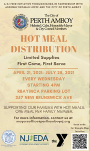 Perth Amboy Free Hot Meal Distribution
