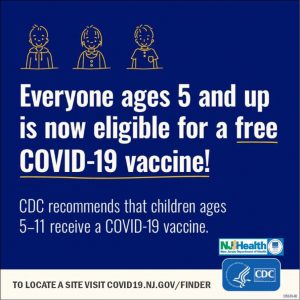 Perth Amboy COVID vaccine 5 and up