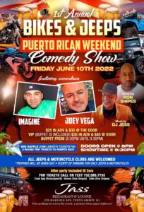 Puerto Rican Weekend Comedy Show