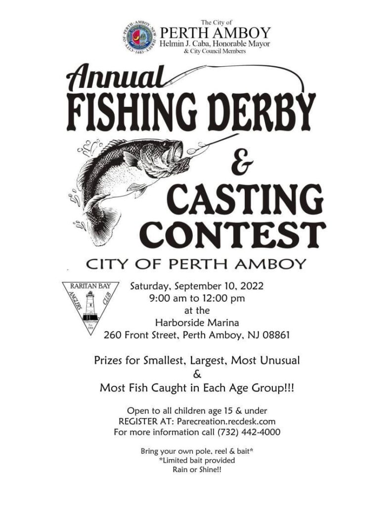 Annual Fishing Derby and Casting Contest Perth Amboy Now