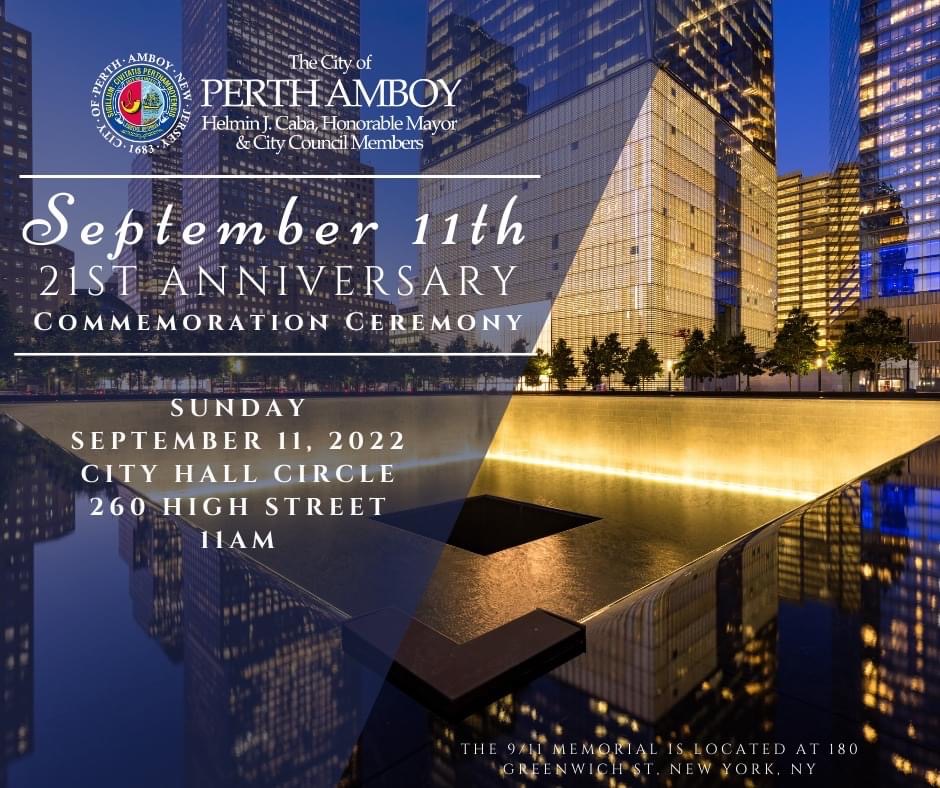 September 11 ceremony perth amboy