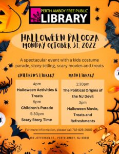 Halloween at Perth Amboy Library