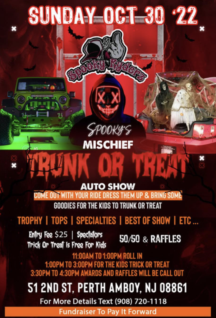 Spooky's Mischief Trunk or Treat Perth Amboy Now