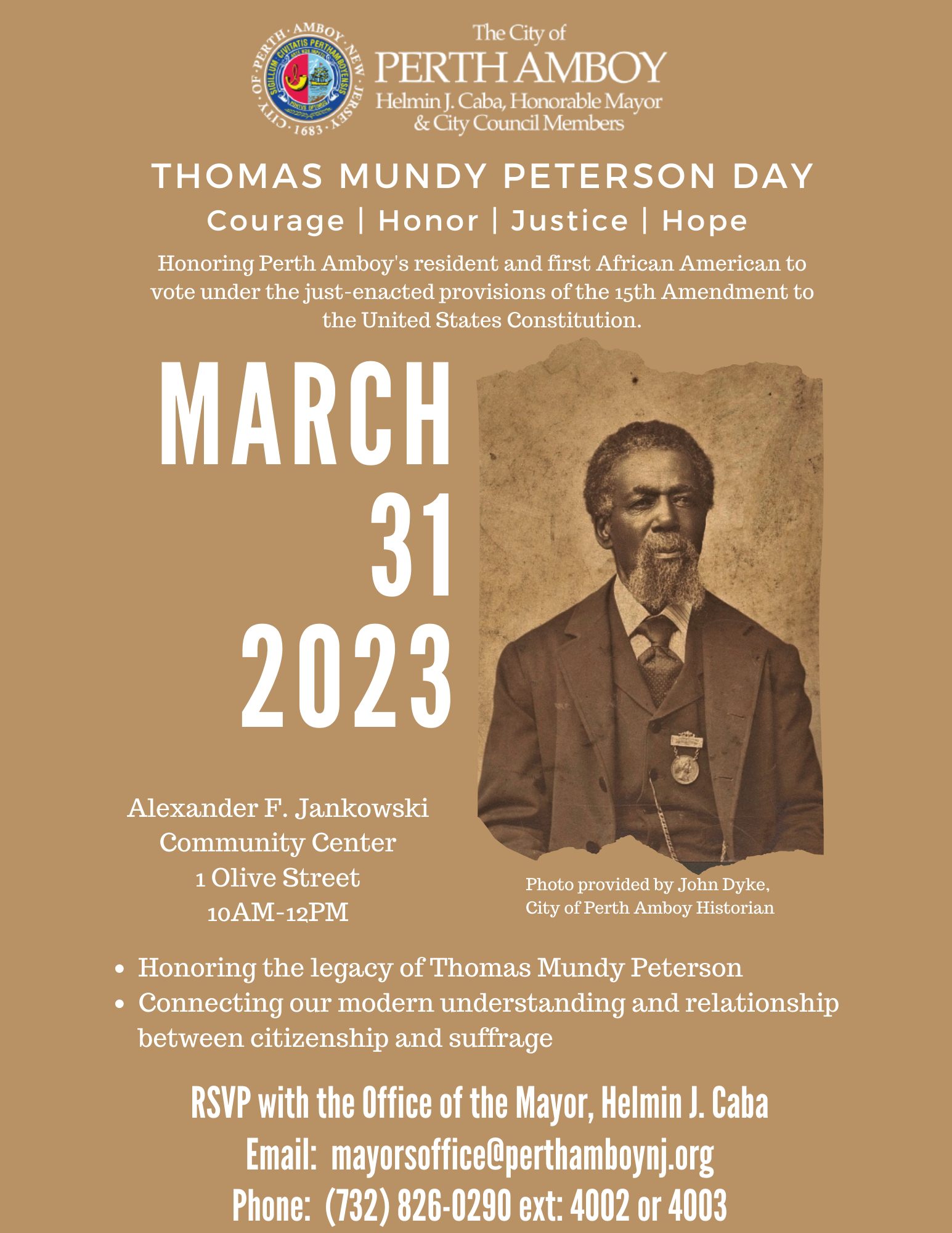 Thomas Munday Peterson Day 2023