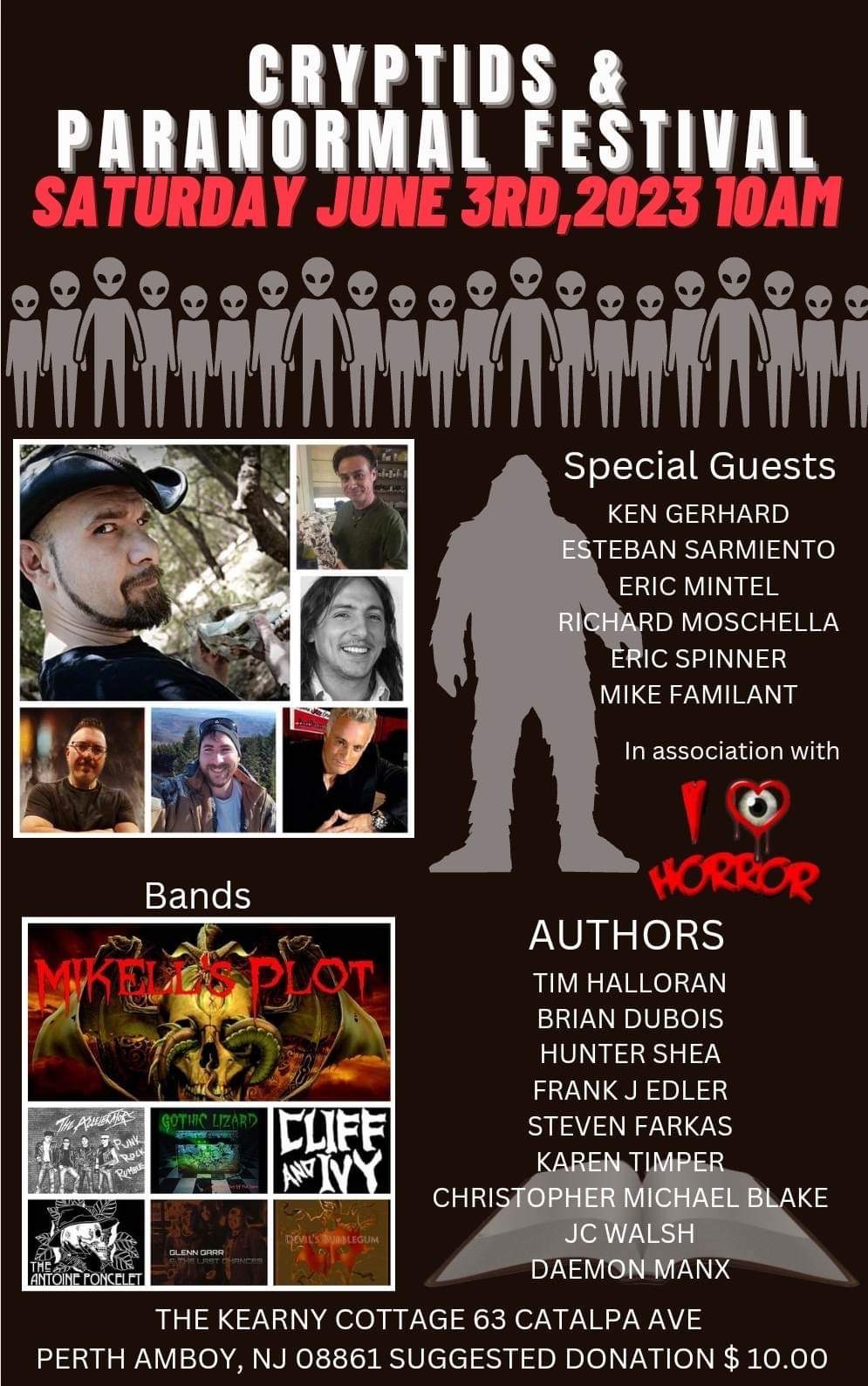 Cryptids and Paranormal Festival Perth Amboy NJ