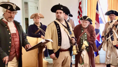 Arrest of the Royal Governor William Franklin in Perth Amboy NJ