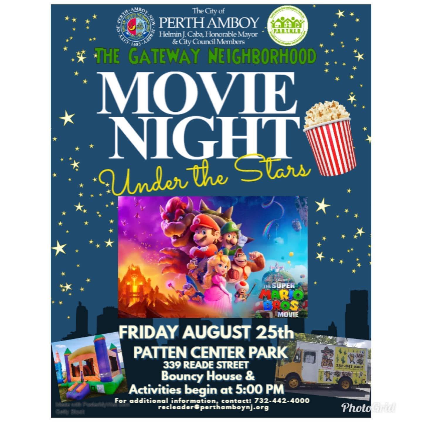 Perth Amboy Movie Night Under the Stars