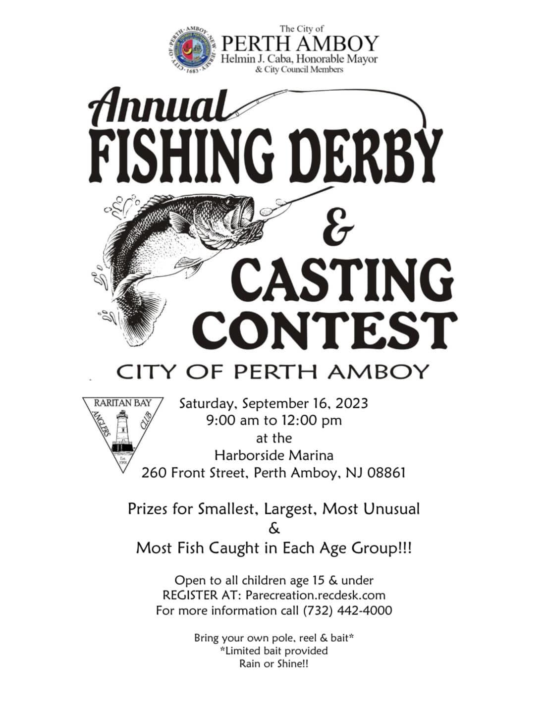 Casting Tournament and Fishing Derby Perth Amboy