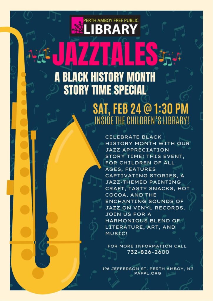 Jazz Time at the Perth Amboy Public Library