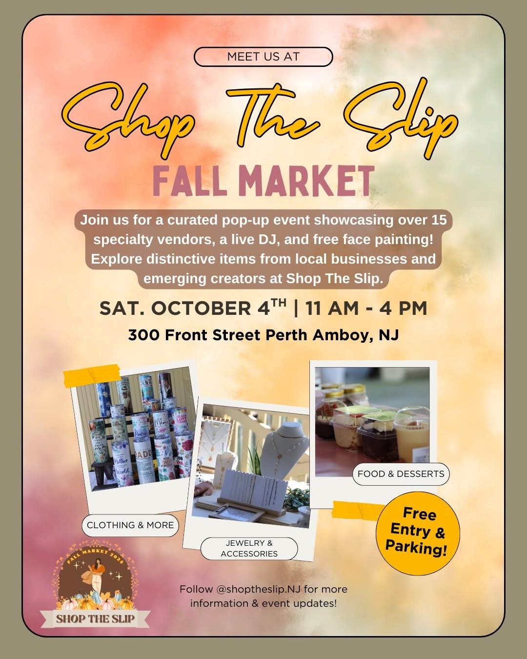 Pop up shop at the ferry slip