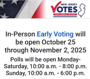Early voting in NJ