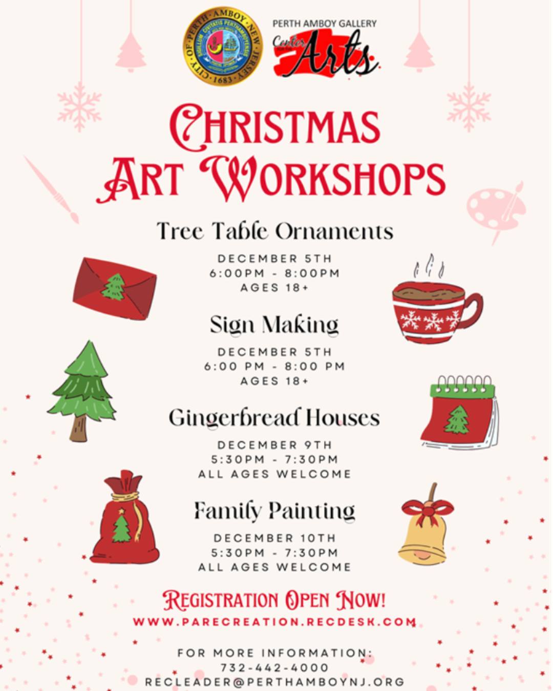 Christmas Art Workshops