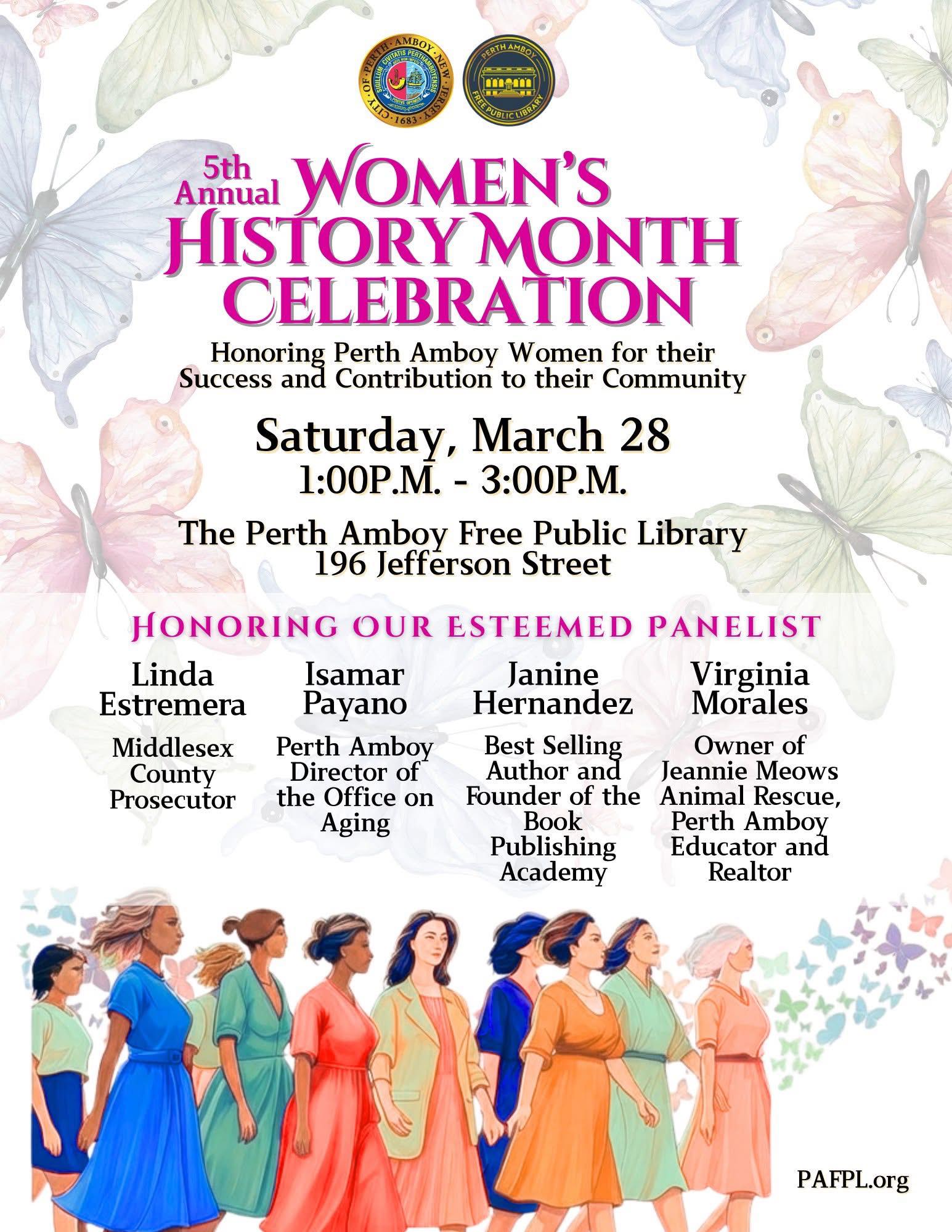 Womens panel at the library