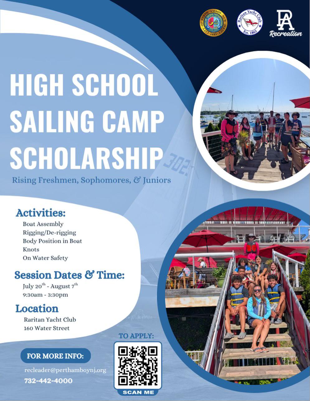 High School Sailing Camp Scholarship